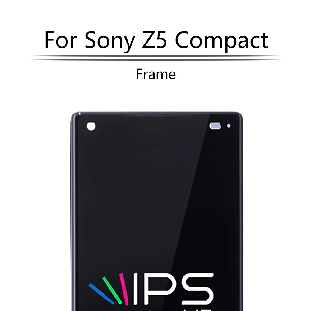 Оригинальный сенсорный ЖК экран 4 6 дюйма для SONY Xperia Z5 Компактный дисплей с рамкой