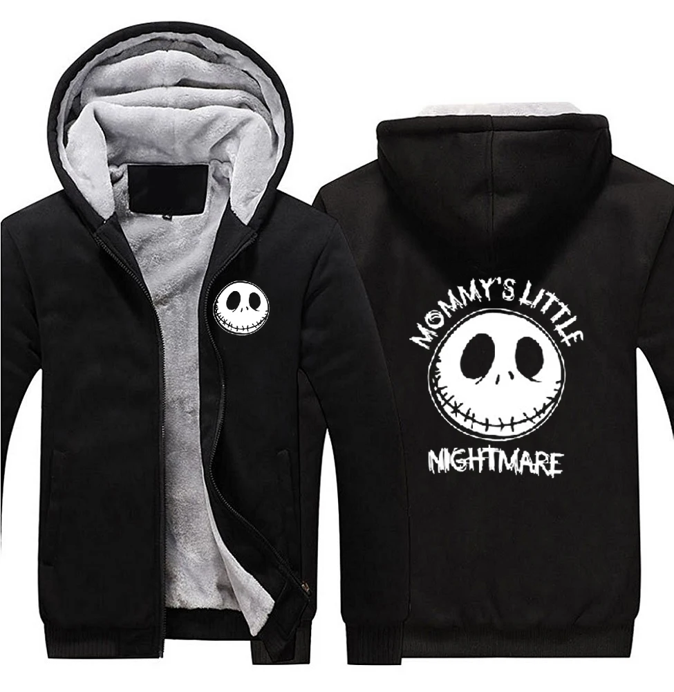 Movie The Nightmare Before Christmas Hoodies Jack Skellington Skull