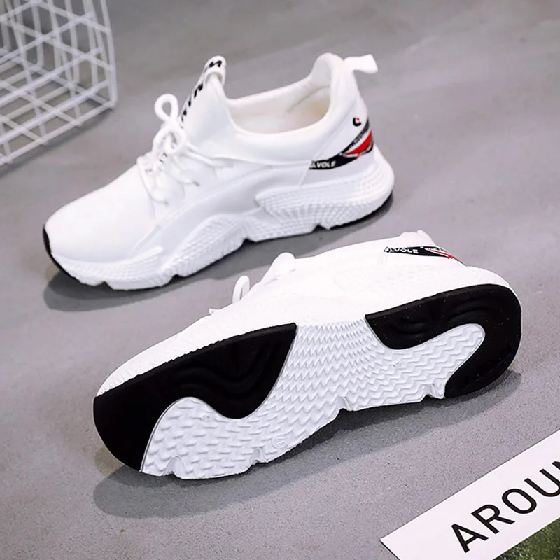 Breathable Mesh Women Shoes 2019 New Spring Lace-up Sneakers Walking Shoes for Women Light Sports Shoes Zapatillas Deporte Mujer