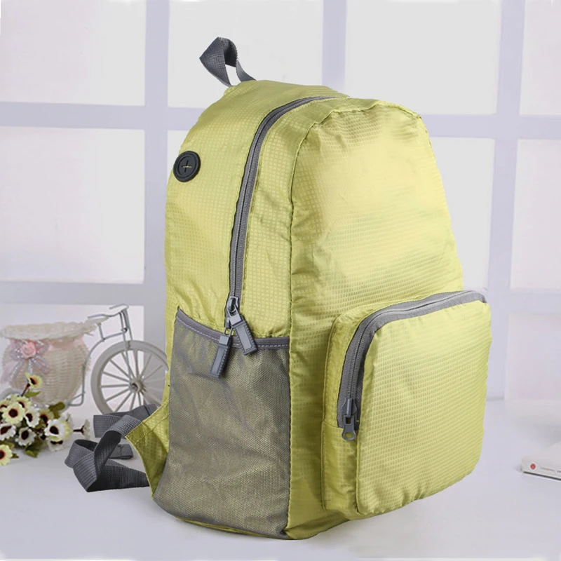 2018 New Lightweight Nylon Foldable Backpack Waterproof Backpack Folding bag student school