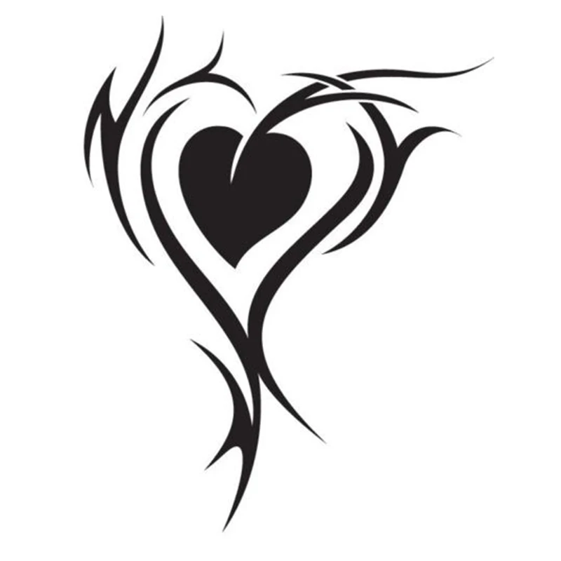 Heart Tribal Decal for YetiHeart decalDecal for CarDecal for Laptop