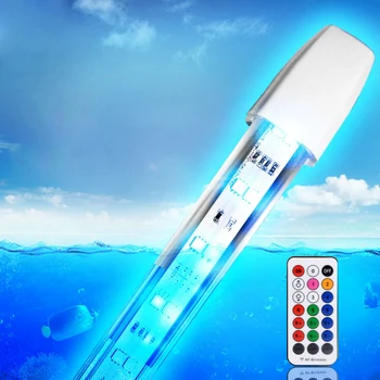 

35CM/52CM LED Aquarium Lighting With Colorful Bar Submersible Waterproof Clip Lamp For Fish Tank