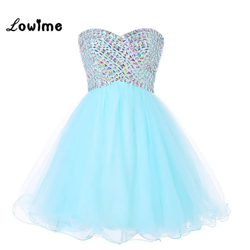 rhinestone homecoming dress