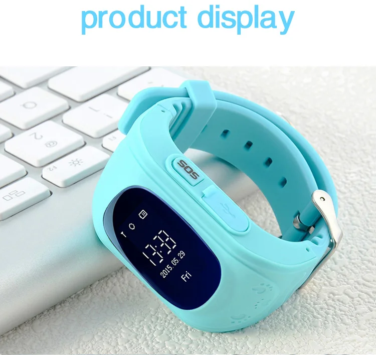 Q50 GPS Tracker Watch Kids Smart watch SOS call Anti Lost Bracelet Wristband Children Wearable Devices OLED GPS Locator Tracker