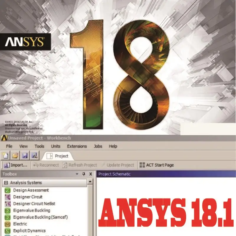 

ANSYS Products 18.1 software for engineering simulation 64 bit