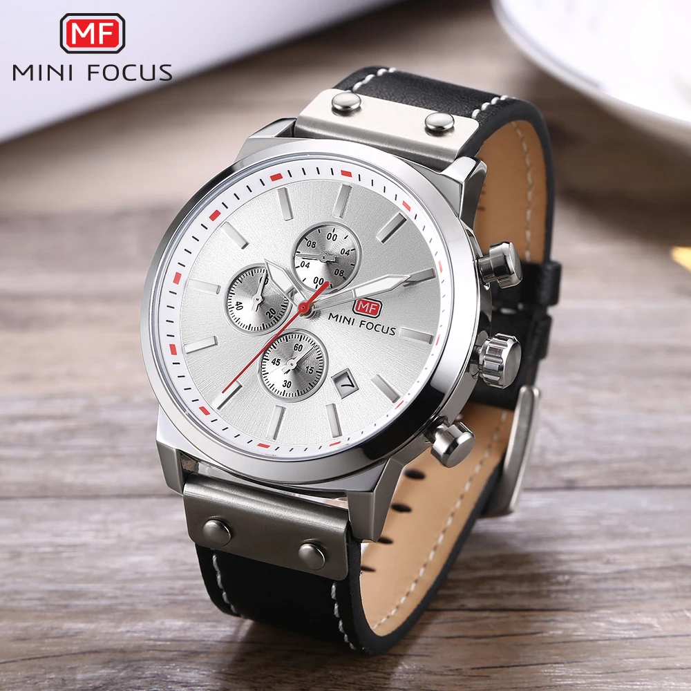 Reloj 2019 модные военные кварцевые мужские часы с большим циферблатом кожаные