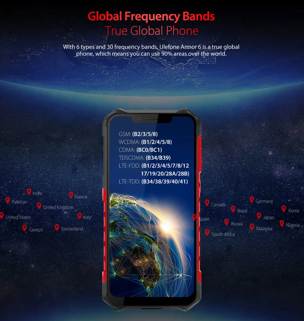 ULEFONE ARMOR 6 Smartphone - European Union Version