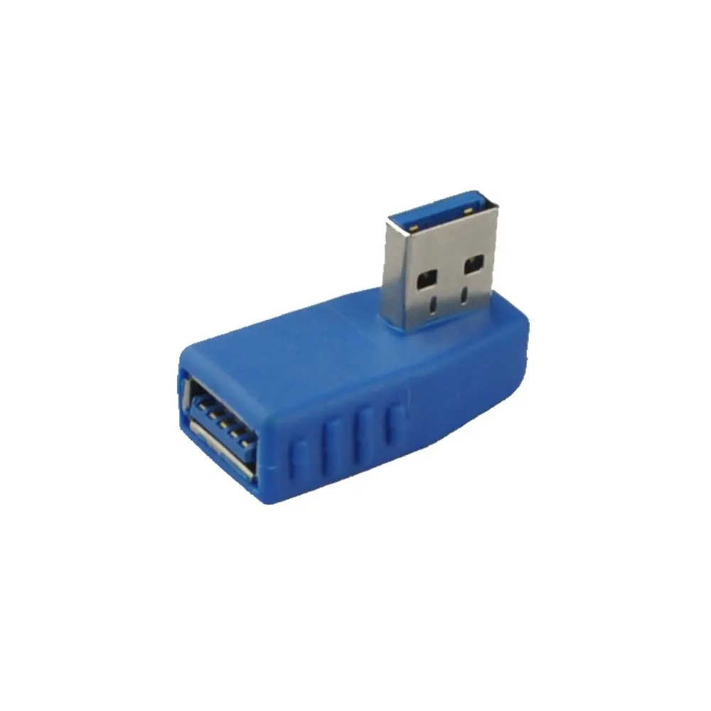 2 шт USB 3,0 Вертикальный угловой штекер к гнездовой соединитель Адаптер