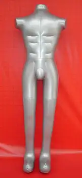

Male Full Body Top Pant Underwear Inflatable Mannequin Dummy Torso Model Display