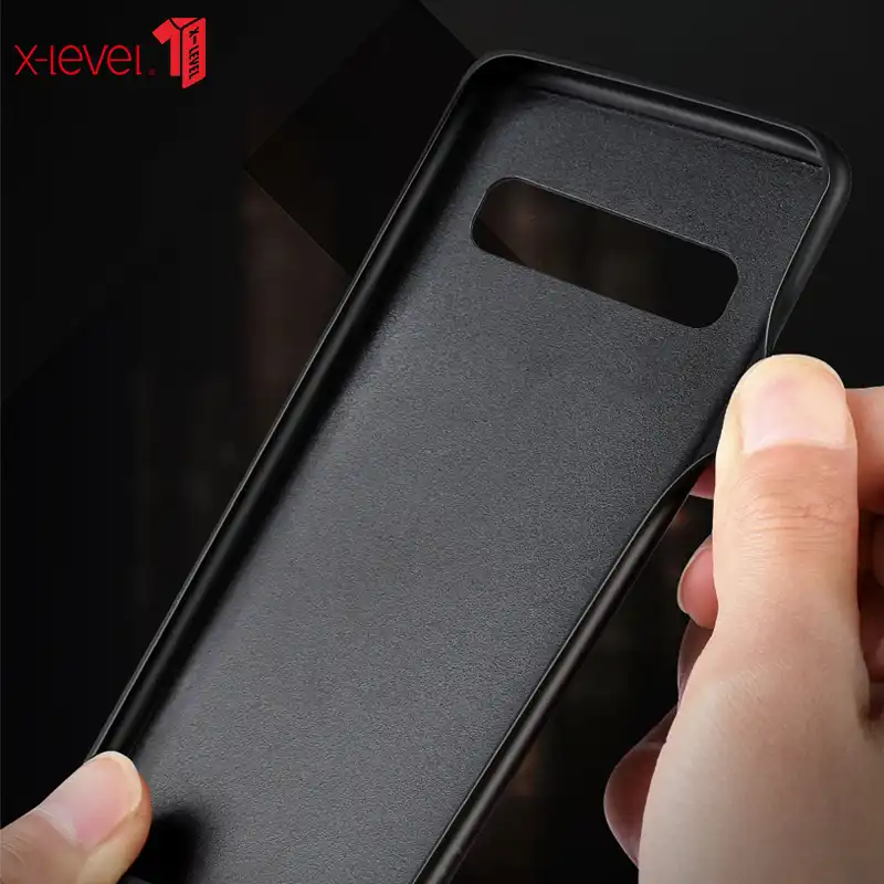 Кожаный чехол X Level для Samsung Galaxy S20 S10 S10E S9 Note 9 10 Plus чехлы оригинальный роскошный