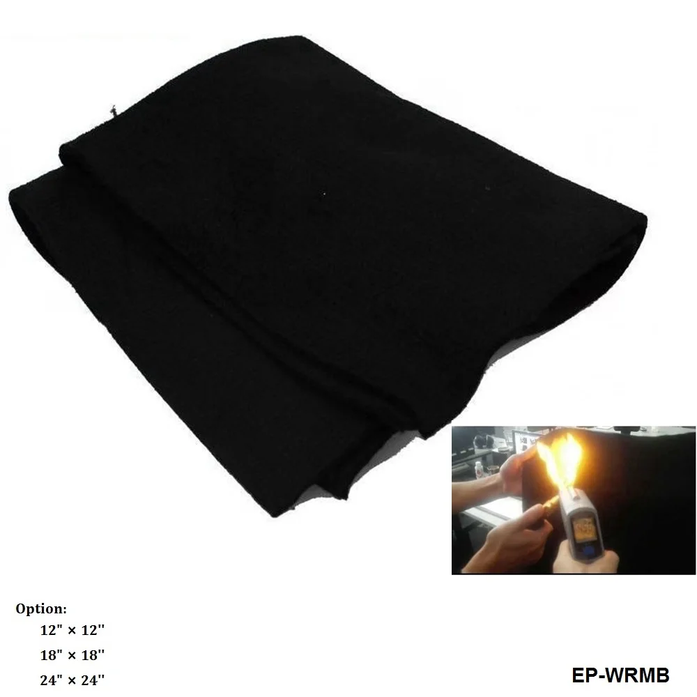 12/" x 12/" x 1//4/" thick Carbon Fiber Welding Blanket torch shield plumbing heat