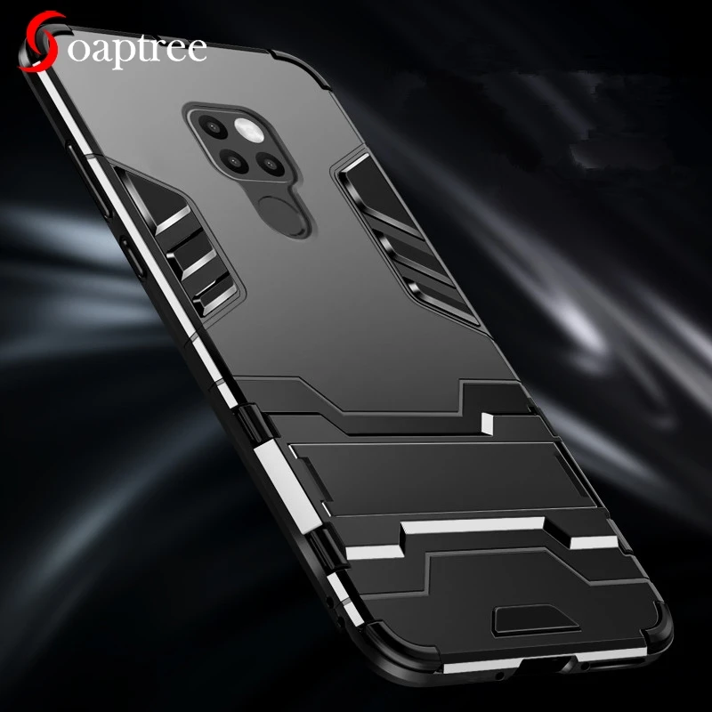 

Armor Stand Cell Cases For Huawei Mate 20 10 X Lite Pro Case Hard Back PC For Huawei Nova 3 2S 2 2i Plus G10 Honor 9i Cover