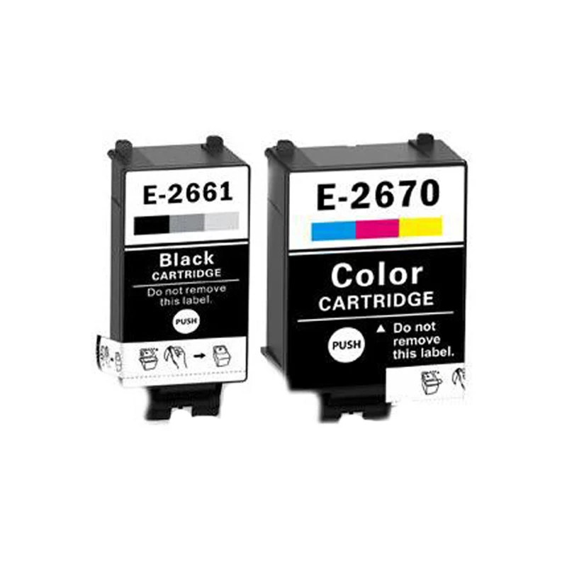 

266xl T266 t2661xl Ink Cartridge T2661 T2670 For Epson WorkForce WF-100W ink printer