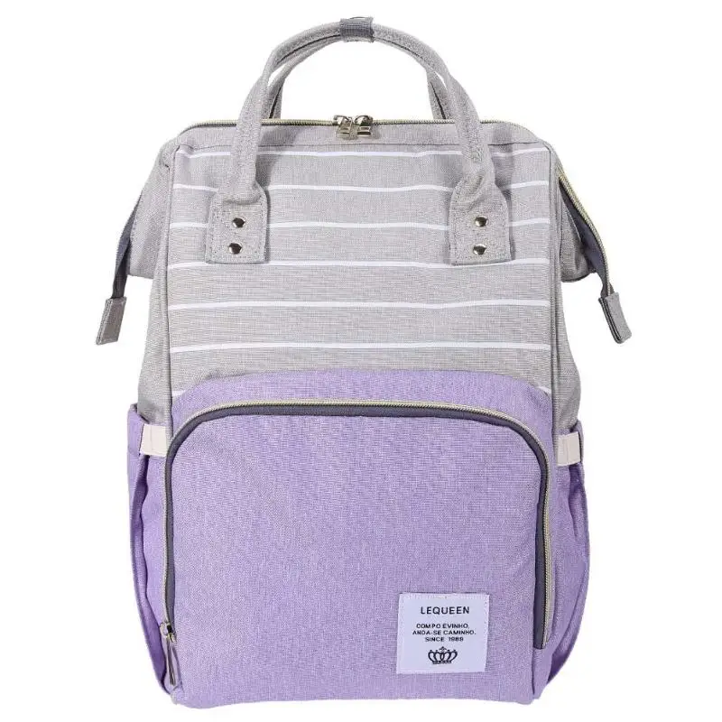 Модная сумка для подгузников для мам, брендовая Большая вместительная детская сумка, рюкзак для путешествий, дизайнерская сумка для ухода за ребенком