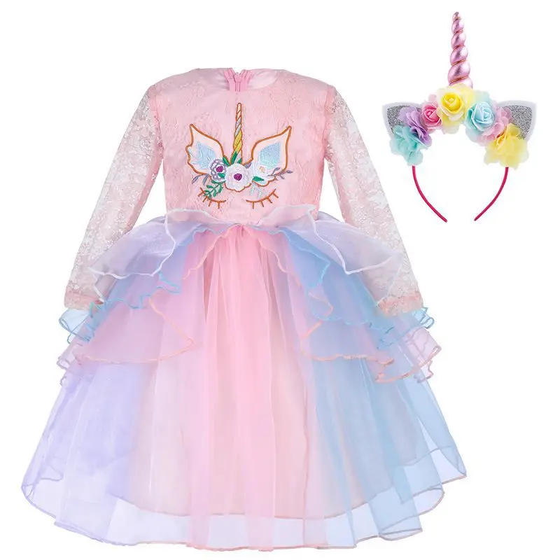 unicorn dress with headband