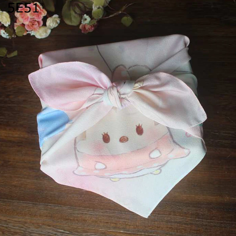 

Japanese style Wrap the cloth furoshiki polyester fiber/cartoon printed 70cm/Many uses