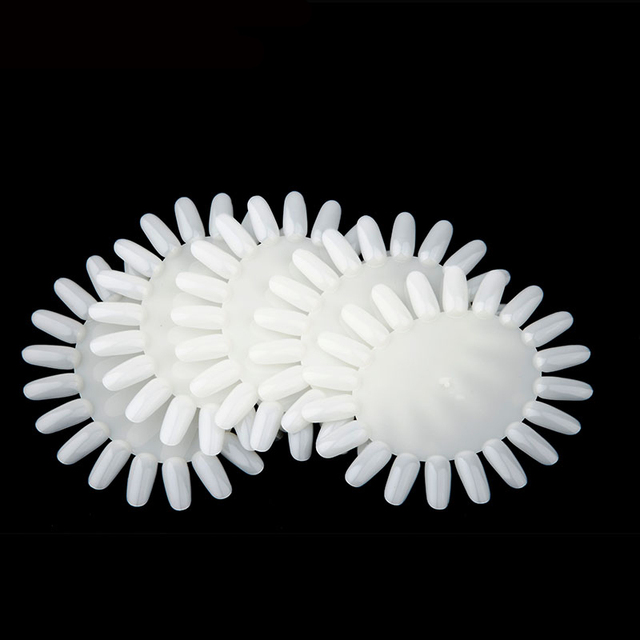 False Nail Tips Color Card Transparent White Buckle Ring Nail Art Practice Tools Manicure Patterns gel lacquer