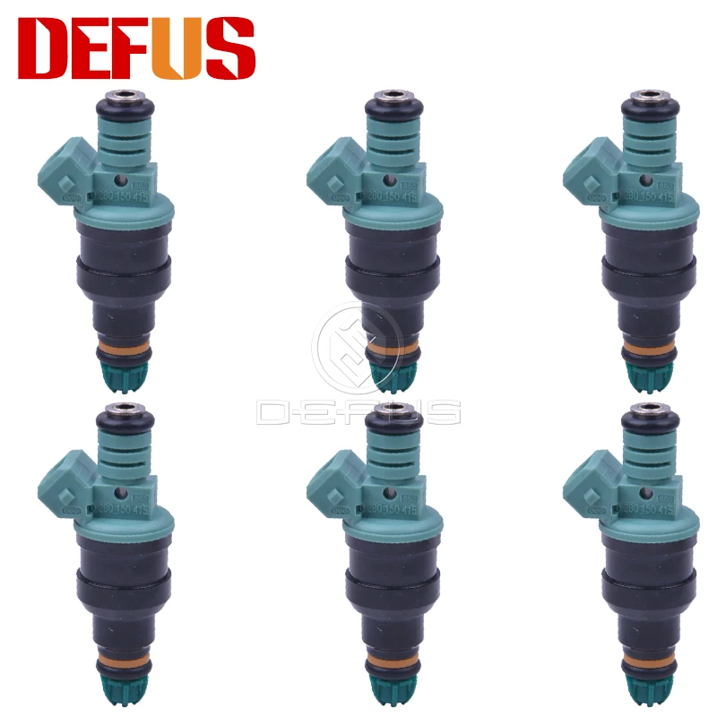 

6x 0280150415 Fuel Injector For BMW 3.0L M3 2.5L 323i 525i E36 E34 M50 S50 0 280 150 415 Injection Nozzle Auto High Quality NEW