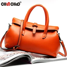 Chunchao, большой размер, сумка в стиле ретро, натуральная кожа, роскошный бренд, сумка-тоут, с клапаном, модная, с металлическим замком, сумочка, кошелек для женщин