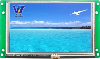 

SDWe050C41 5 inch serial port LCD screen touch screen display RS485 communication module module