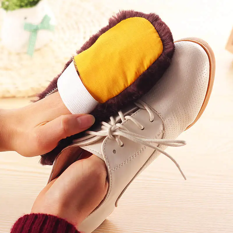 DoreenBeads Soft Wool Plush Dust Removal Cleaning Brush Shoes Bags