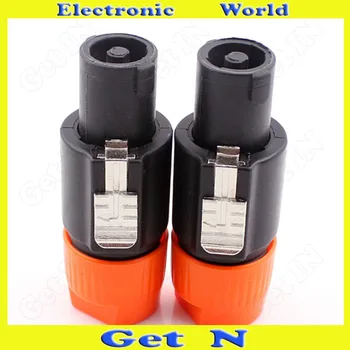 

10pcs-100pcs NL4FC 4-Pole Cannon XLR Connector for Profssional Stereo Professional Audio System Cannon Plug