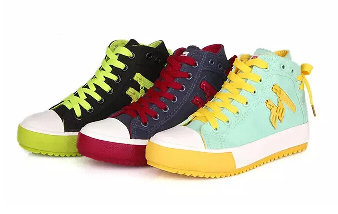 2017 font b Women b font Hot Canvas Shoes Female Spring Autumn Front Heel Bow Lace