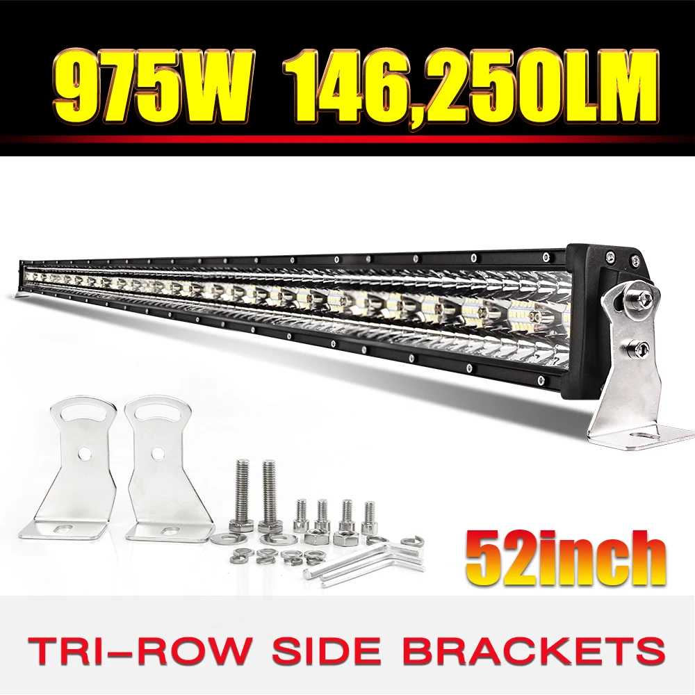 

CO LIGHT 12D Offroad 4x4 Led Bar 3-Rows Spot Flood Led Light Bar 12V 24V 390W 585W 780W 936W 975W Work Light for SUV Trucks ATV