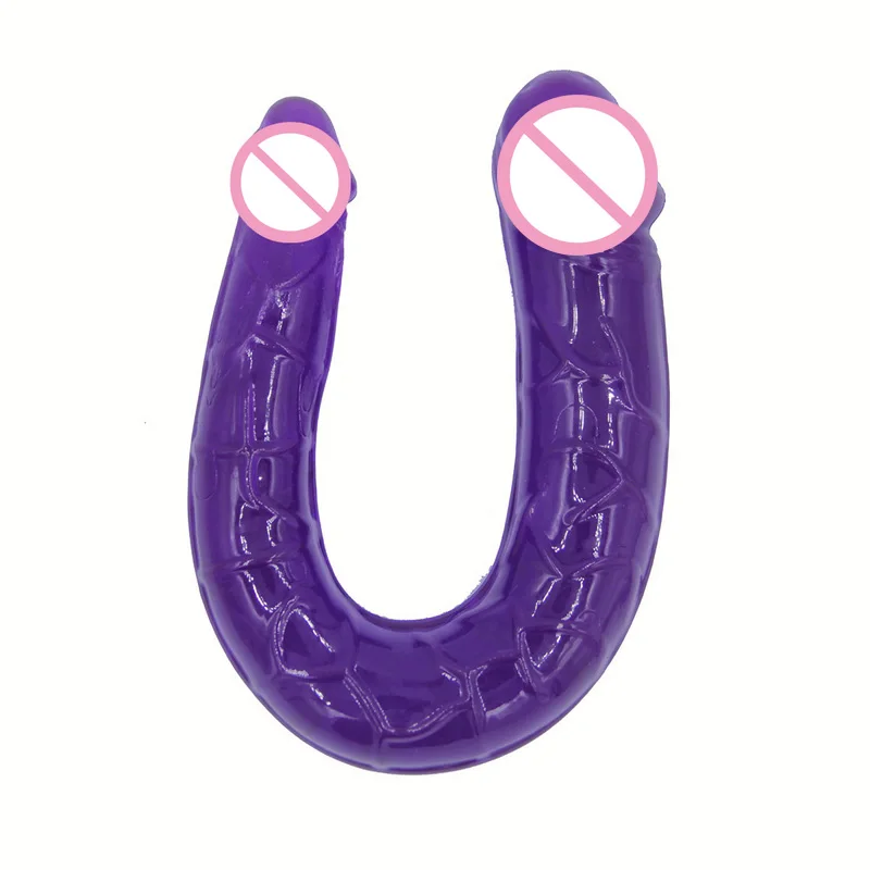 Double Dildos Long Dual Penis Head Adult Sex toy For Women Flexible Double Dildo Dong & Penis Lesbian Dual Penis Huge dildo (7)
