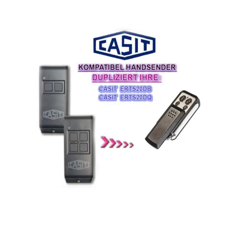 

1pcs FOR CASIT REMOTE ERTS20DB,ERTS20DQ replacement remote control duplicator clone free shipping