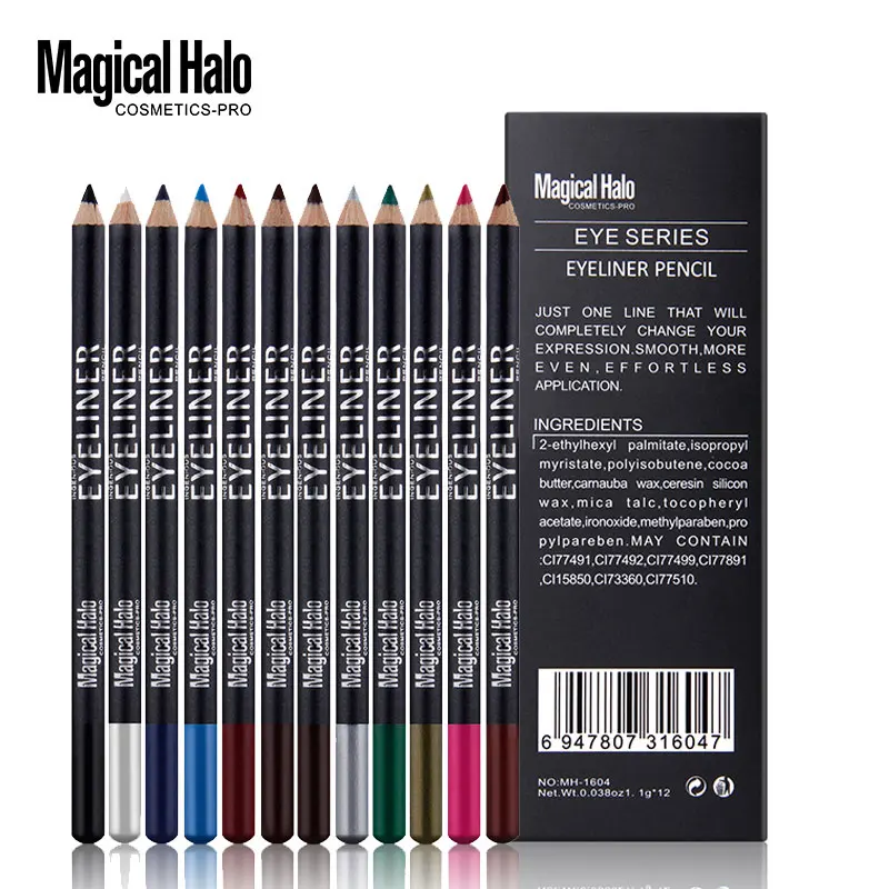 

12Colors/Set Waterproof Eye Liner Pencil Brand New Professional Long Lasting Eyeliner Eye Shadow Makeup Beauty Pen Tools