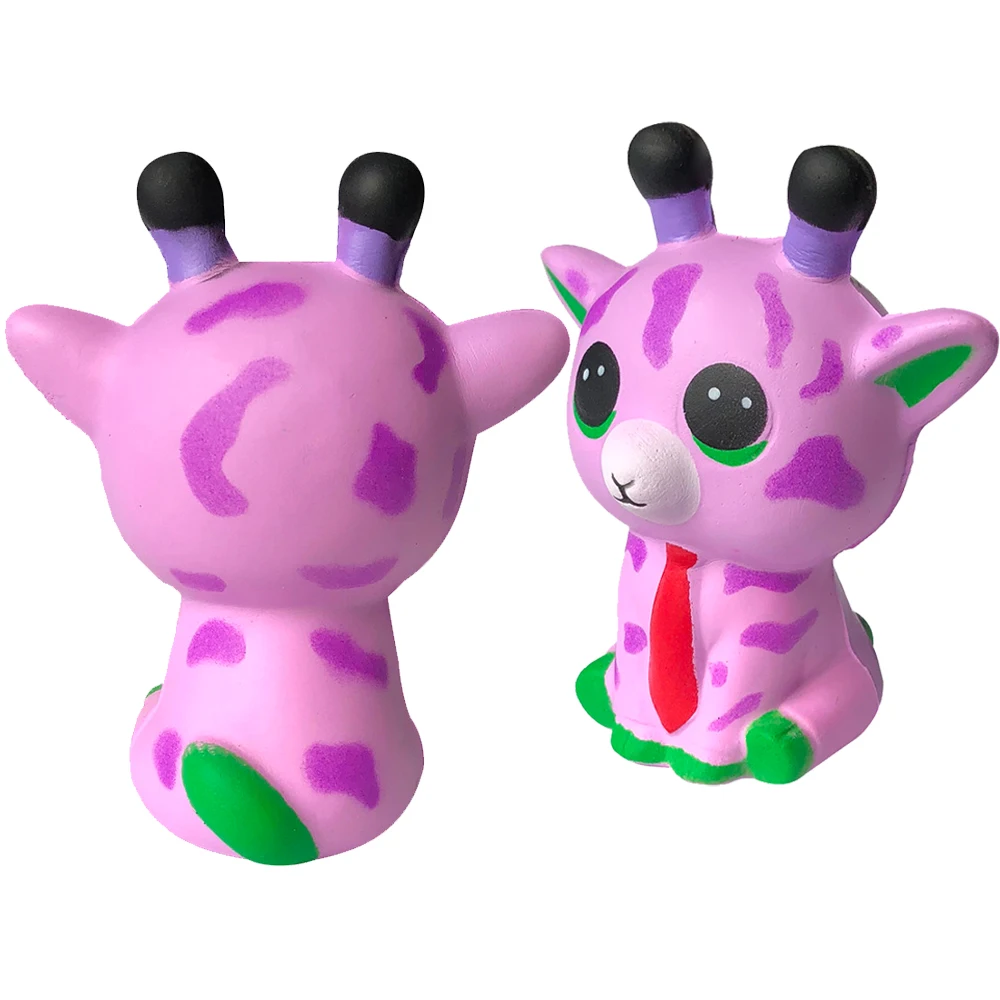 Squishy Spotted Deer Squishi Cartoon Animals Squeeze Squishy Slow Rising Kids Toy Fun PU Stress Relief 3