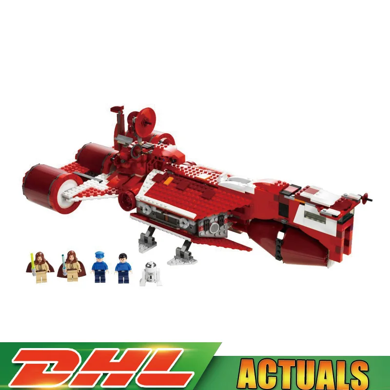 

IN STOCK Lepin 05070 963Pcs New The Republic Cruiser Set Educational Building Blocks Bricks Toys Model LegoINGlys Gift 7665