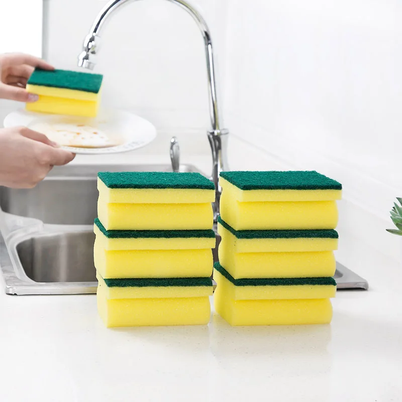 

4PCS Melamine Magic Wipe Dish Sponge Kitchen Clean Scouring Cloth Dish Washing Sponge Kitchen Cleaning cleaning supplies