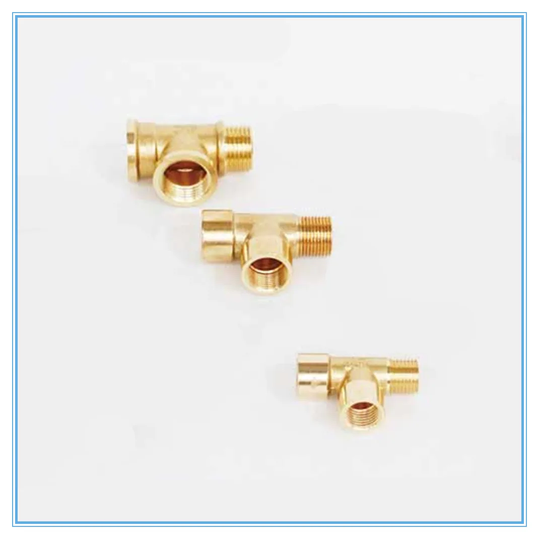 Латунный фитинг для труб Male x Female медные фитинги типа тройника 1/8 &quot1/4&quot 3/8 &quot1/2&quot
