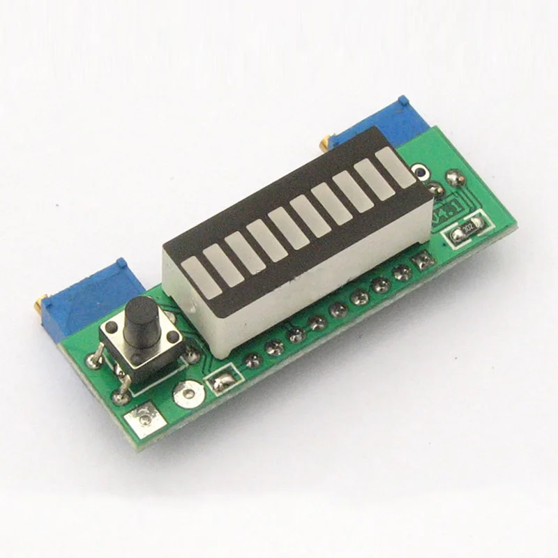 5 шт. электронные Diy наборы LM3914 печатная плата для индикатора емкости модуль тестер уровня мощности светодиодный дисплей