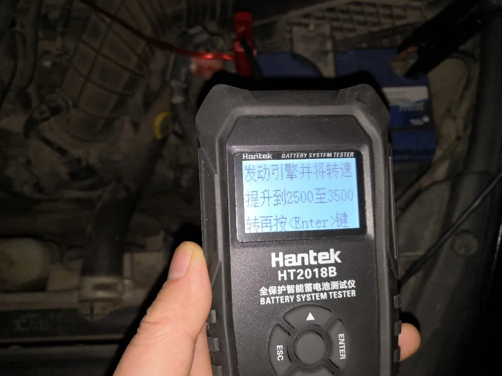 Hantek HT2018B HT2018C 6 в 12 В 24 в автомобильный тестер заряда аккумулятора автомобиля тестер
