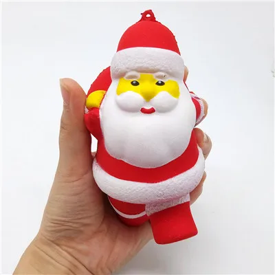 Медленно распрямляющийся мягкий игрушечный имитирующий PU лось Санта Клаус Снеговик Единорог череп снимает стресс антистресс Рождественский подарок - Цвет: style 5