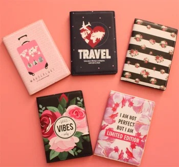 

5 Styles NEW Luxury leather high quality brand travel passport holder card case passport protective sleeve passport cover 748295