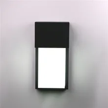 10 Вт светодиодный настенный светильник Открытый водонепроницаемый настенный светильник алюминиевый современный сад крыльцо огни передняя дверь настенные лампы комнаты Настенные светильники BL24