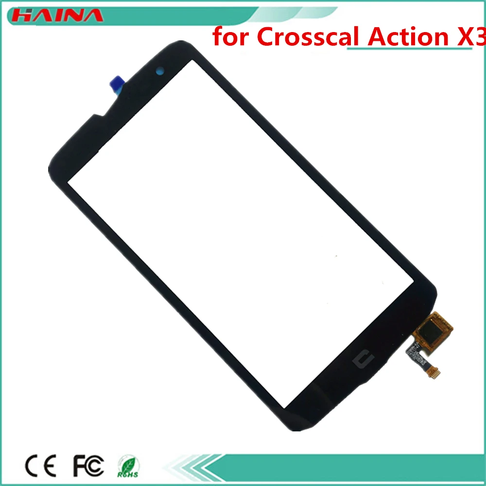 Сенсорная панель мобильного телефона для Crosscall Action-X3 X3, сенсорный экран, передняя панель дигитайзера, Сменный номер отслеживания