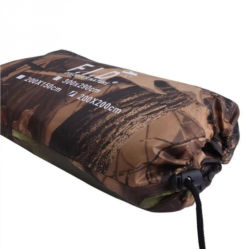 الرياضة في الهواء الطلق المظلة قماش القنب للتخييم للطي للماء المحمولة المأوى ظلة غطاء خيمة من مشمع