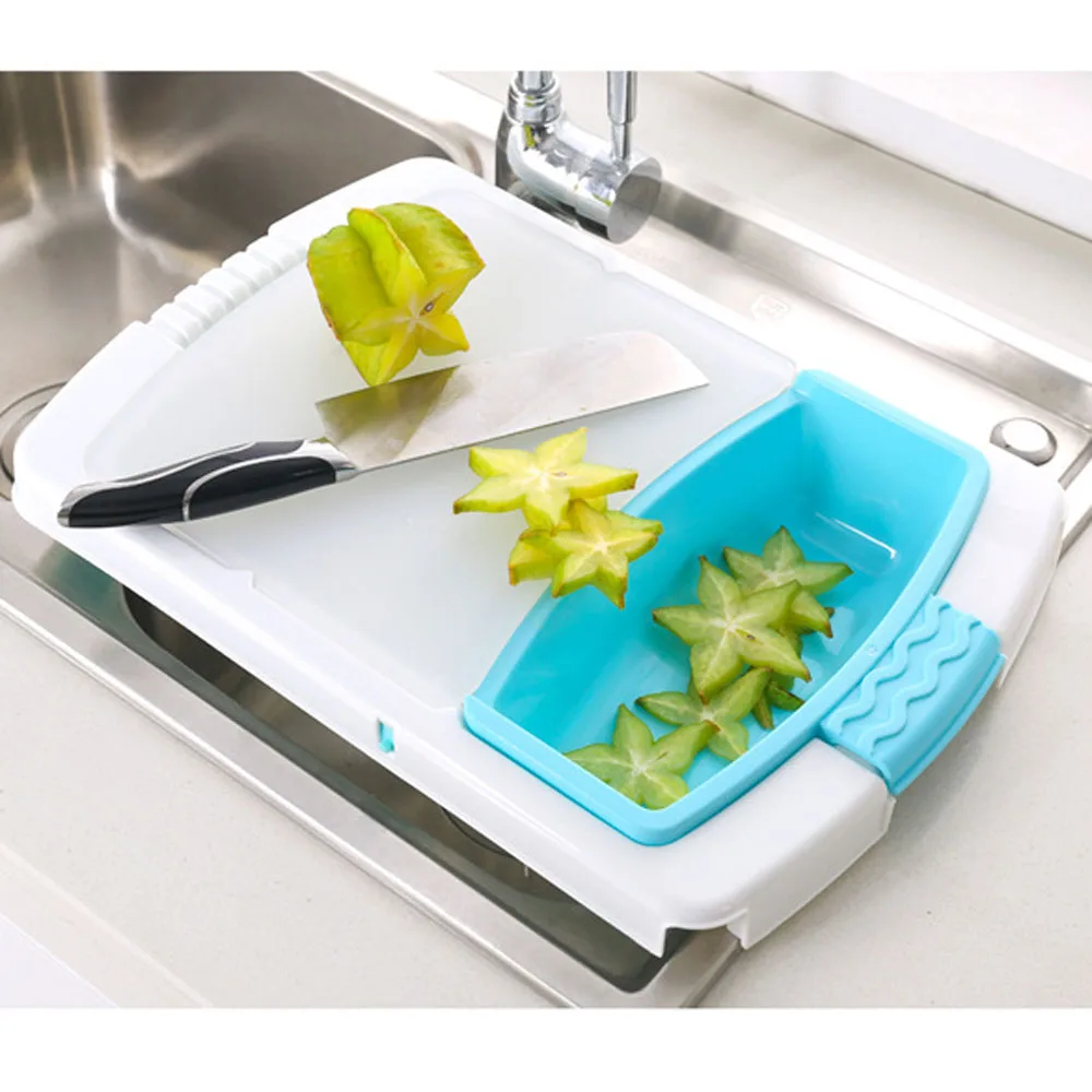 

cutting board Multifunctional chopping board kitchen plastic drain board slag-free PP chopping board set