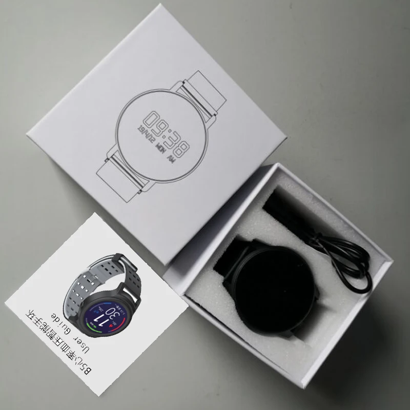 Toleda B5 full display fitness tracker watch heart rate blood pressure Spo2 monitor smart watches for men health gift