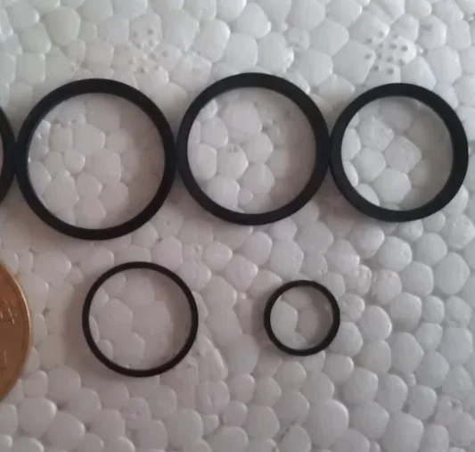 

5PCS/LOT Diameter:36-46mm Width:2mm Thickness:2mm VCR player DVD LD Card Audio Tansmission Rubber Belt