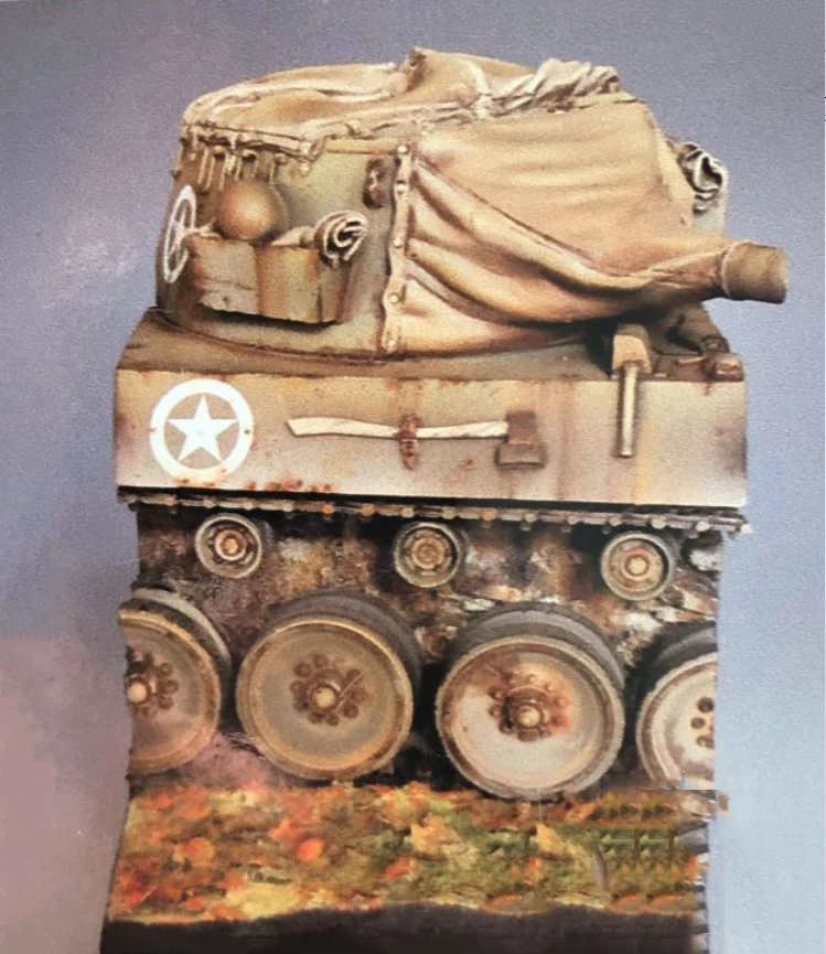

1/35 Scale Resin Figure Kit Tank base 60mm*60mm