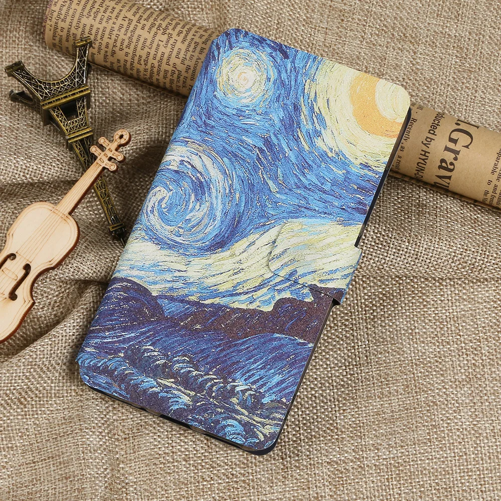 Чехлы Funda с принтом чехол бумажник подставкой для Lenovo A8 A806 A808T / A 8 808T 806 книжка