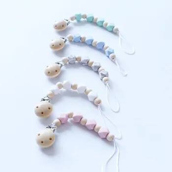 

6Colors New Pacifier Chain Infant Pacifier Clip Pacifier Holder