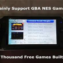 Портативная игровая консоль, 8 Гб памяти, портативная видеоигра, встроенная в тысячи бесплатных игр, лучше, чем sega tetris nes