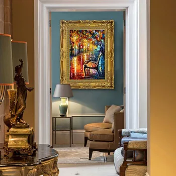 

Hot Sale Colorful Memories Small Version Handed-Painted Oil Painting On Canvas Cheap Size: 20x24inch